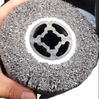 Circular de nylon preta da roda de moedura 150*100*22mm da dureza Q que corta o disco