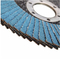 Discos flexíveis de 45p Flap MPA EN12413 de aço inoxidável moagem abrasiva de rodas de polir de remoção de poeira brilhante
