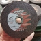 O ODM de corte de aço inoxidável vermelho do OEM dos discos de D105x1.2x16mm eliminou a roda para o moedor